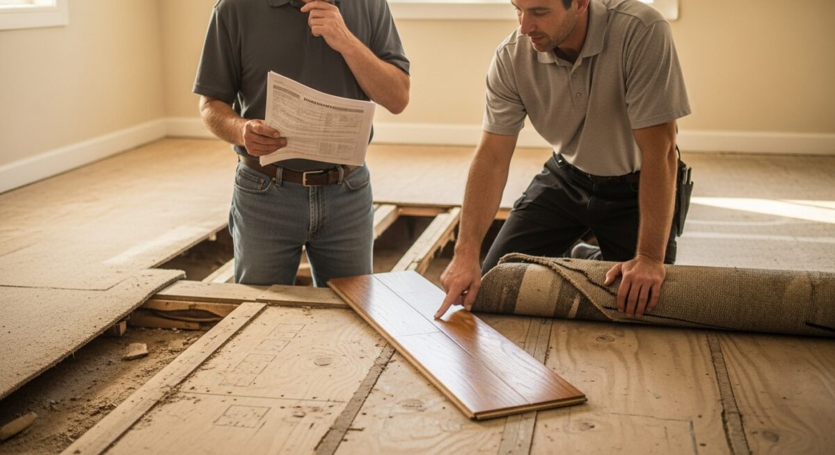 floor replacement estimates