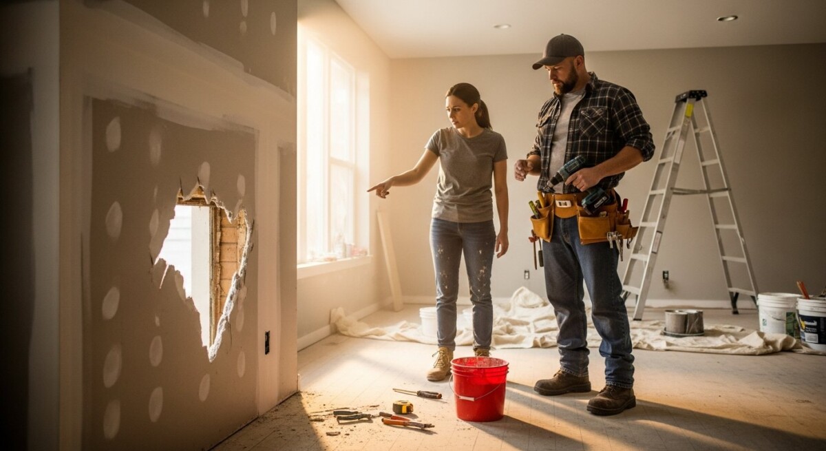 what to do if contractor damages property